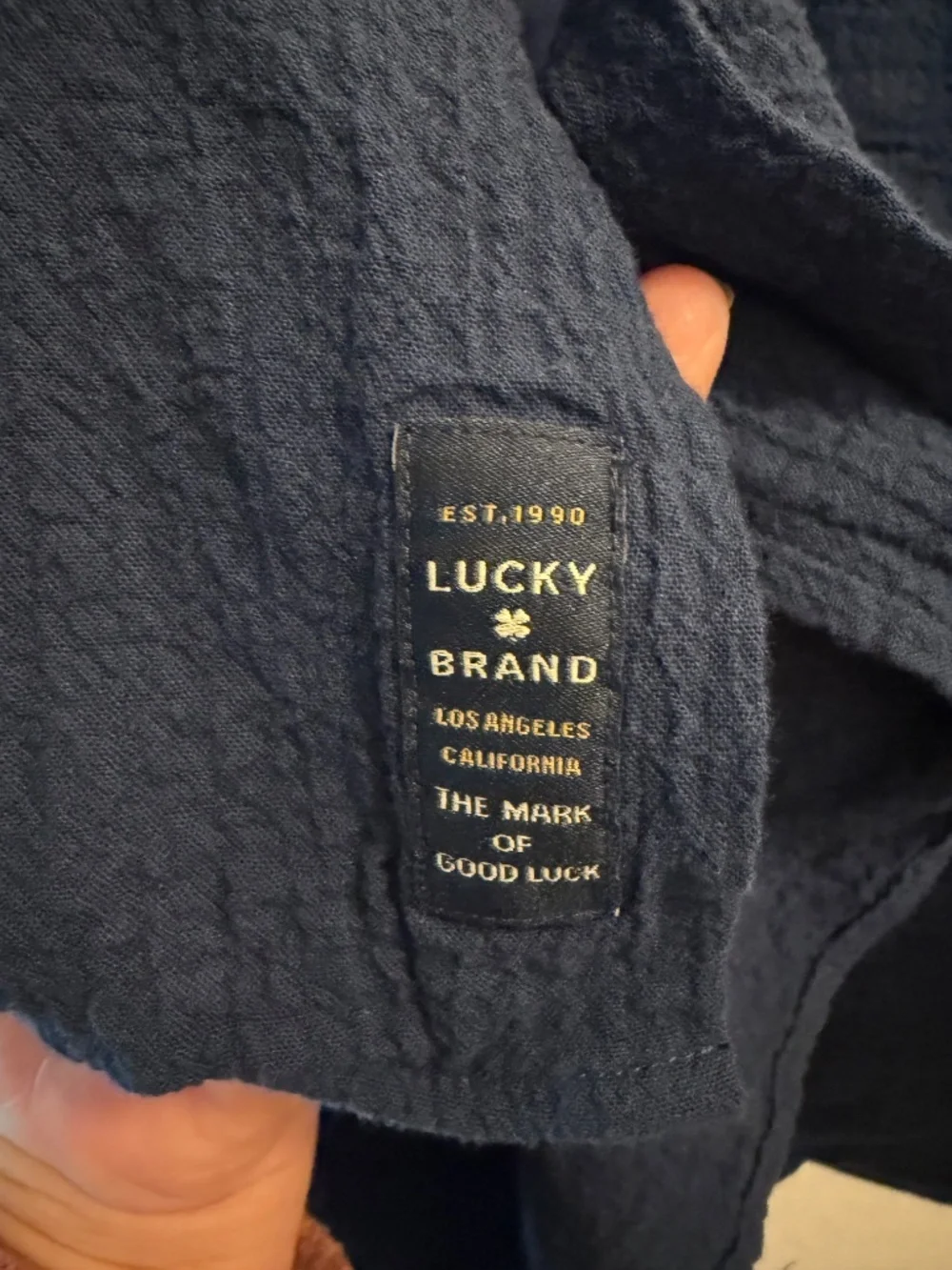 🌟 Bundle! Lucky Brand Seersucker & Premise Button Down Shirts L 🌟
